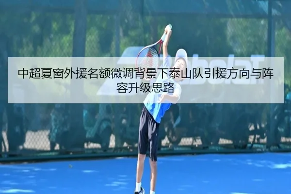 中超夏窗外援名额微调背景下泰山队引援方向与阵容升级思路
